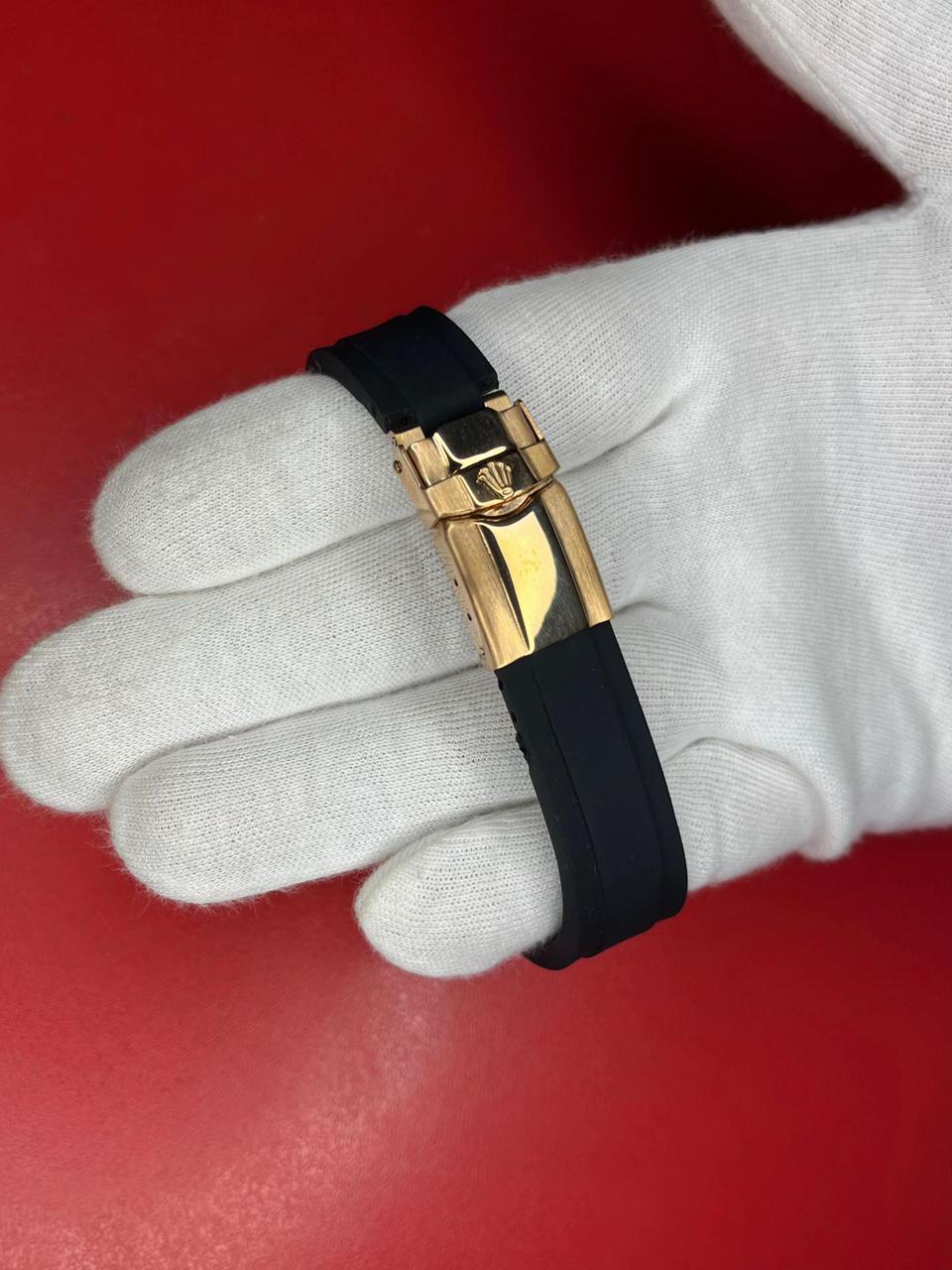 Rolex yacht Master With Sillicon Straps Watch 100% orignal with box Best Quality watch   With Rolex Box